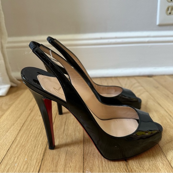 Christian Louboutin No PRIVE 120 Sling Back Heels - Picture 6 of 11